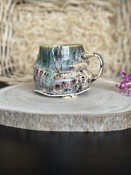 Vanilla Scented Candle In Handmade Porcelain Cup, 2 of 5