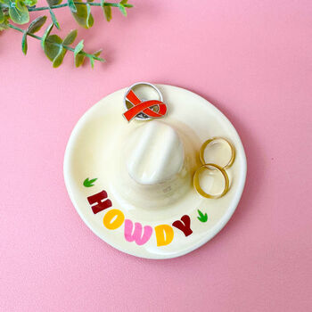 Cowboy Hat Trinket Tray, Jewellery Dish And Catchall Tray, 3 of 9