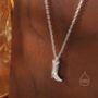 Sterling Silver Cute Little Cowboy Boot Pendant Necklace, thumbnail 2 of 11