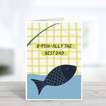 Fishing Father's Day Card For Dad, 4 of 4