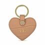 Personalised Leather Heart Key Ring, thumbnail 8 of 9