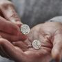 Personalised Men’s Molten Disc Cufflinks, thumbnail 6 of 9