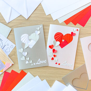 Love Heart Card Making Kit | Iris Folding, 5 of 5