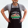 Funny Rugby Christmas Apron, thumbnail 1 of 7