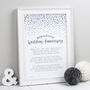 Diamond Wedding Anniversary Poem Print By Bespoke Verse ...