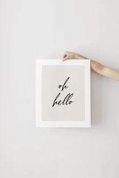 Oh Hello Wall Print, 4 of 5