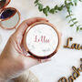 Personalised Rose Gold Compact Mirror, thumbnail 3 of 6