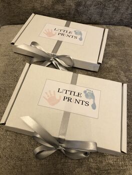 Personalised Heart Baby Print Keepsake Package, 7 of 7
