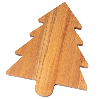 Acacia Christmas Tree Serving Board, 2 of 2
