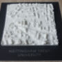 Graduation Gift Nottingham Trent University 3D Printed Map, thumbnail 6 of 6