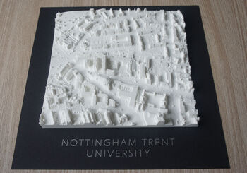Graduation Gift Nottingham Trent University 3D Printed Map, 6 of 6