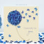 Especially For You Butterfly And Blue Hydrangea Card, thumbnail 1 of 12