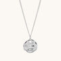 Ripple Disc Necklace Silver Or 18ct Gold Plated Vermeil, thumbnail 2 of 7