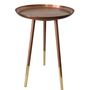 Copper Table With Brass Tipped Legs, thumbnail 2 of 4