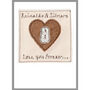 Personalised 19th Bronze Wedding Anniversary Card, thumbnail 7 of 9