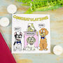 Funny Wedding Congratulations Dog Card, thumbnail 4 of 5