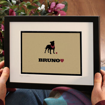 'Dog Lover Gift' Personalised Dog Breed Print, 3 of 12