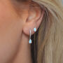 Clara Opal Stud Earrings, thumbnail 1 of 6