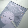 Personalised Hello Moon Height Chart, thumbnail 2 of 5