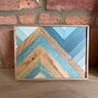 Abstract Colourful Wooden Mountain Mosaic, thumbnail 6 of 12