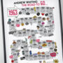 60th Birthday Personalised Print The Road To 60, thumbnail 8 of 12