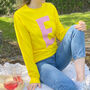 Personalised Pastel Alphabet Sweatshirt, thumbnail 3 of 4