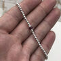 Silver Garnet Gemstone January Birthstone Bracelet, thumbnail 6 of 11
