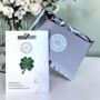 Lucky Four Leaf Clover Good Luck Enamel Pin, thumbnail 2 of 9