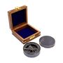 Personalised Gunmetal Signature Sundial Compass Gift, thumbnail 1 of 9