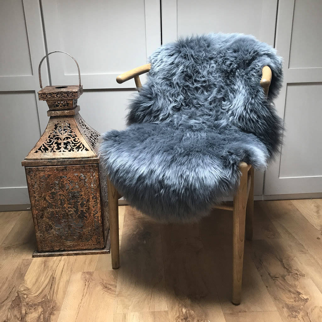 Luxury Platinum Grey Sheepskin Rugs By Cowshed Interiors