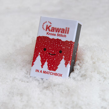 Kawaii Christmas Tree Mini Cross Stitch Kit, 8 of 8