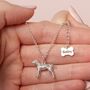 Personalised Vizsla Sterling Silver Necklace, thumbnail 1 of 11