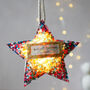 Personalised 1st Christmas Star Tree Decoration, thumbnail 1 of 3