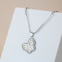 Sparkly Butterfly Pendant Necklace, thumbnail 1 of 5