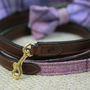 The Cromwell Shetland Wool Leather Lead, thumbnail 4 of 4