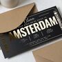 Personalised Amsterdam Trip Gift Voucher, thumbnail 5 of 9