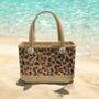 Waterproof Leopard Print Shopper/ Beach Totes, Customise With Bag Charms, thumbnail 8 of 12