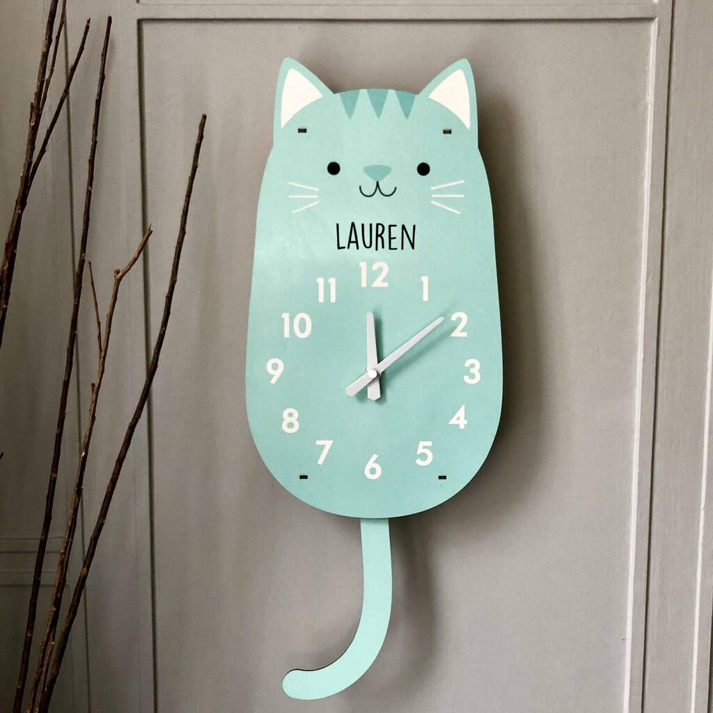 Personalised Nursery Wall Clock By Pink Pineapple Home & Gifts