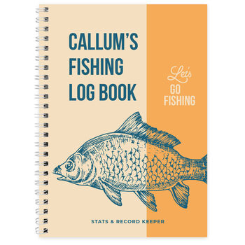 Personalised A5 Fishing Log Book, 2 of 3