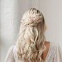 Soho Pastel Pink Wedding Dried Flower Hair Clip, thumbnail 1 of 4