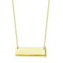 Personalised 18 K Gold Plated Name Bar Necklace, thumbnail 1 of 8