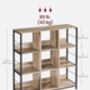 Three Tier Bookcase Display Rack Industrial Bookshelf, thumbnail 11 of 12