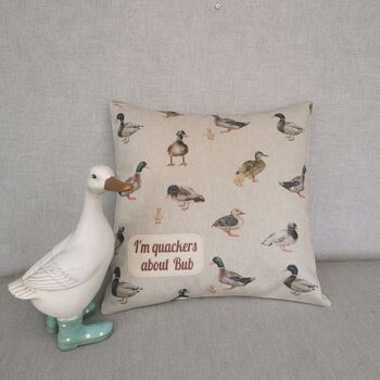Duck Cushion Personalised Country Cottage Style, 8 of 11