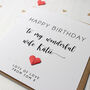 Personalised Birthday Card For Wife, thumbnail 6 of 7