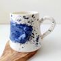 Handmade Ceramic Mug With Blue Speckles, thumbnail 1 of 5