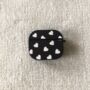 Black And White Cherries And Hearts Air Pods Case, thumbnail 4 of 5