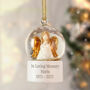 Personalised Guardian Angel Christmas Bauble, thumbnail 2 of 2