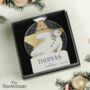 Personalised The Snowman Acrylic Decoration, thumbnail 3 of 4