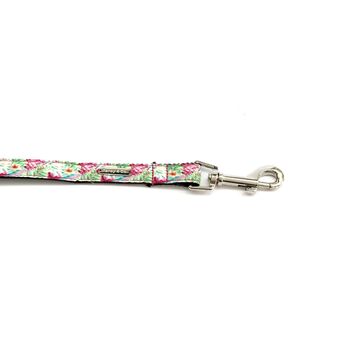 Clifton Rainbow Floral Bow Tie Collar And Lead, 4 of 6