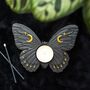 Black Moth Tealight Candle Holder, thumbnail 1 of 4
